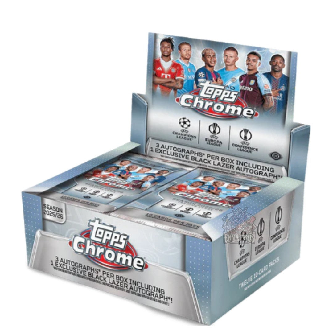 Topps - 2025/26 Chrome UEFA Club Competitions - Jumbo Box