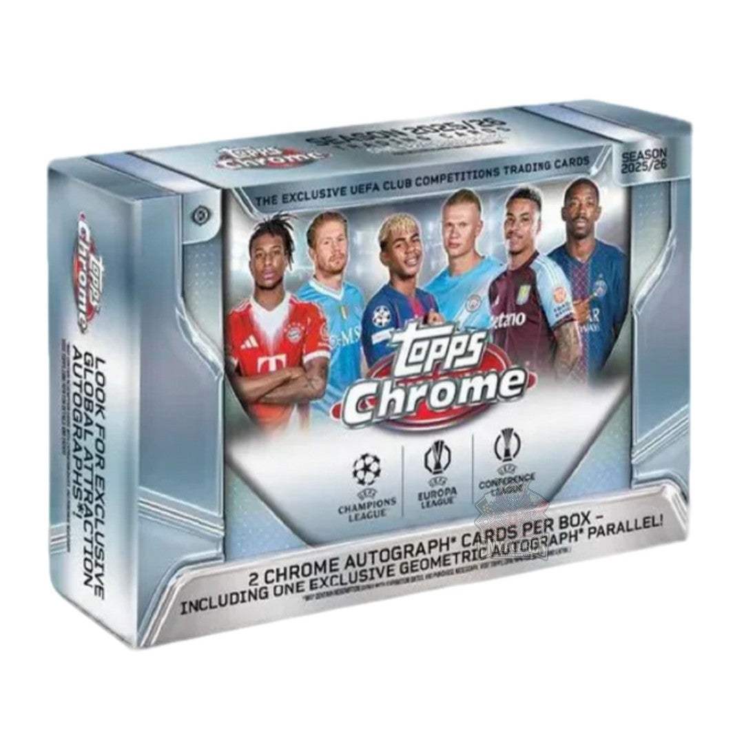 Topps - 2025/26 Chrome UEFA Club Competitions - Breakers Delight Box