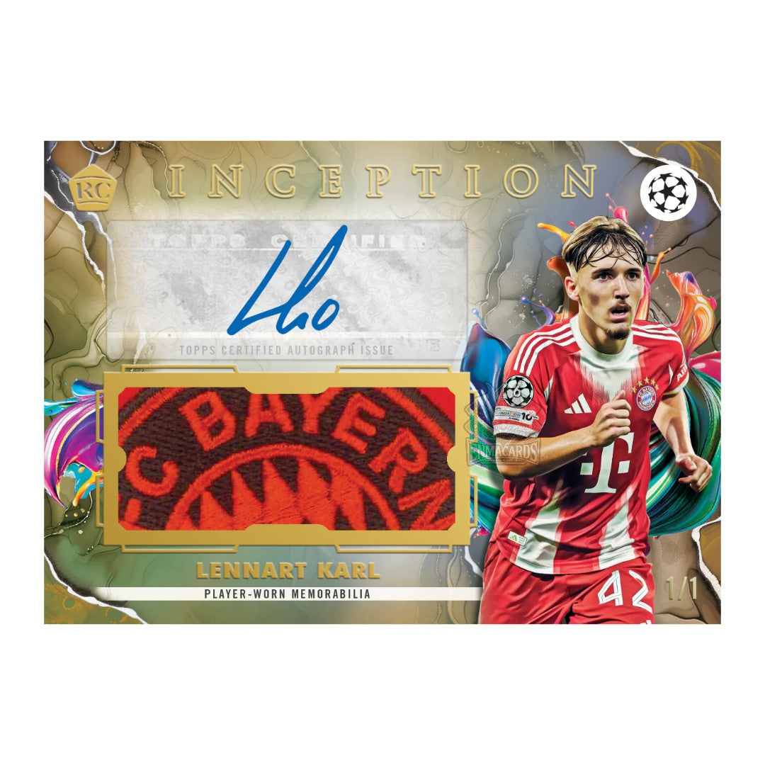 Topps - 2025/26 Inception UEFA Club Competitions - Hobby Box