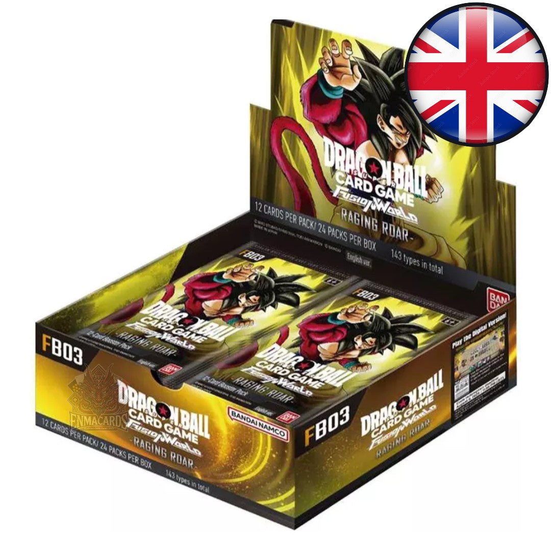 Dragon Ball Super Card Game - Fusion World - Raging Roar - Display [FB03 ENG]