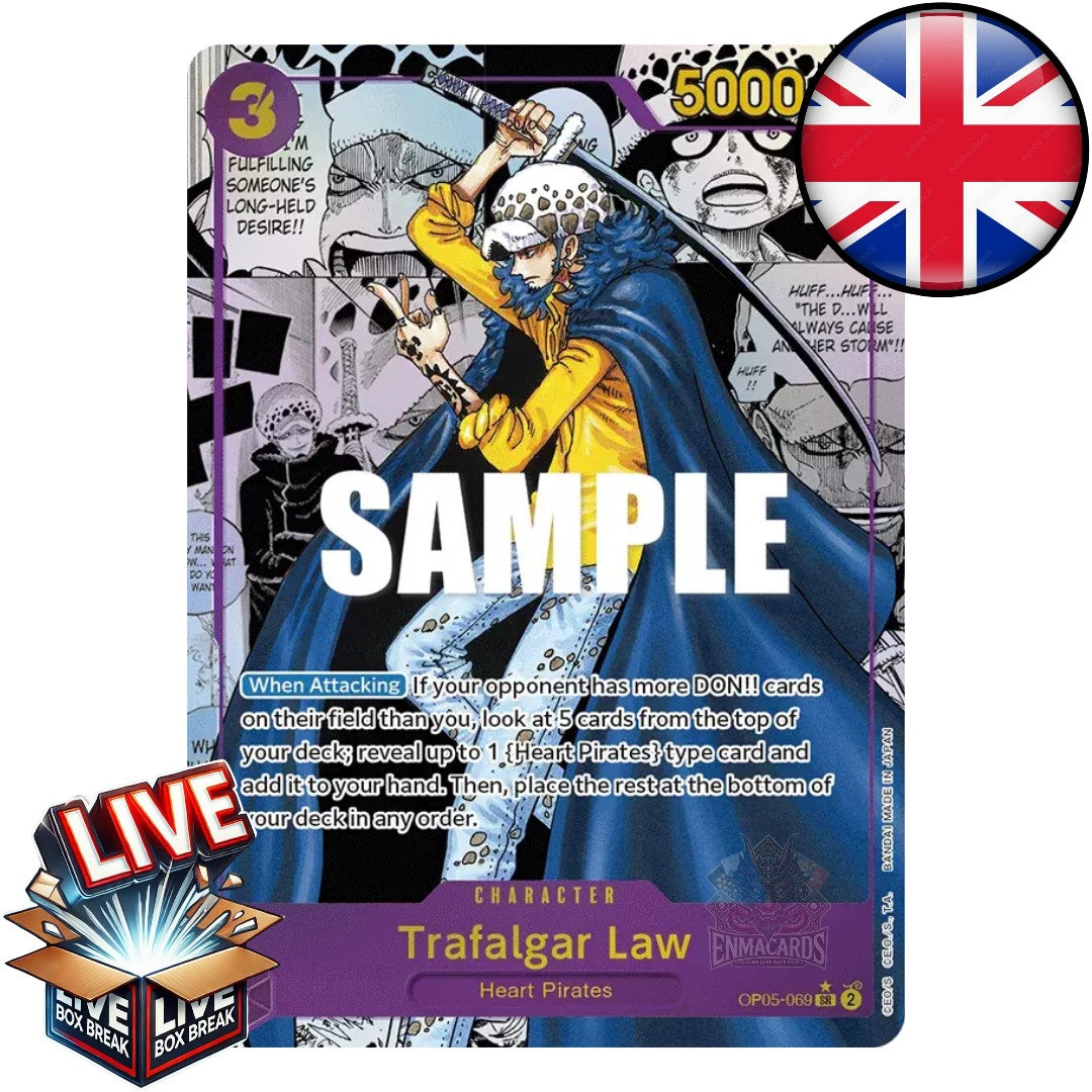 One Piece Card Game - Awakening of the New Era [OP05 ENG] I Live BoxBreak