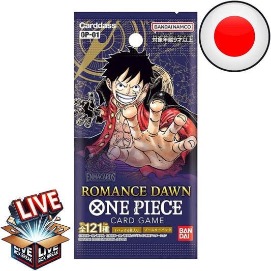 One Piece Card Game - Romance Dawn [OP01 JP] I Live BoxBreak