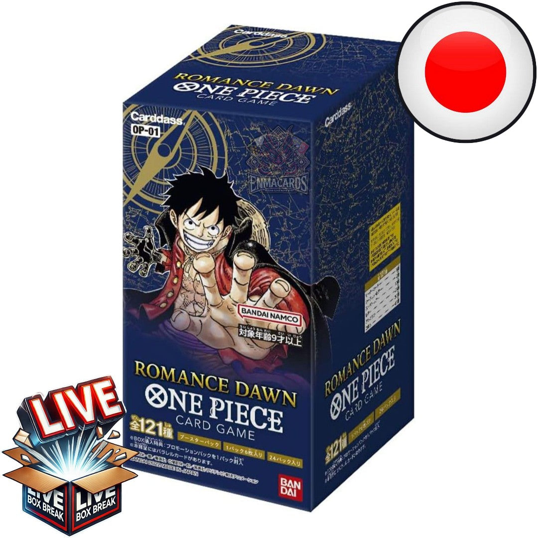 One Piece Card Game - Romance Dawn [OP01 JP] I Live BoxBreak