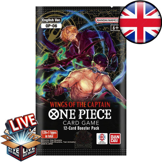 One Piece Card Game - Wings of the Captain [OP06 ENG] I Live BoxBreak