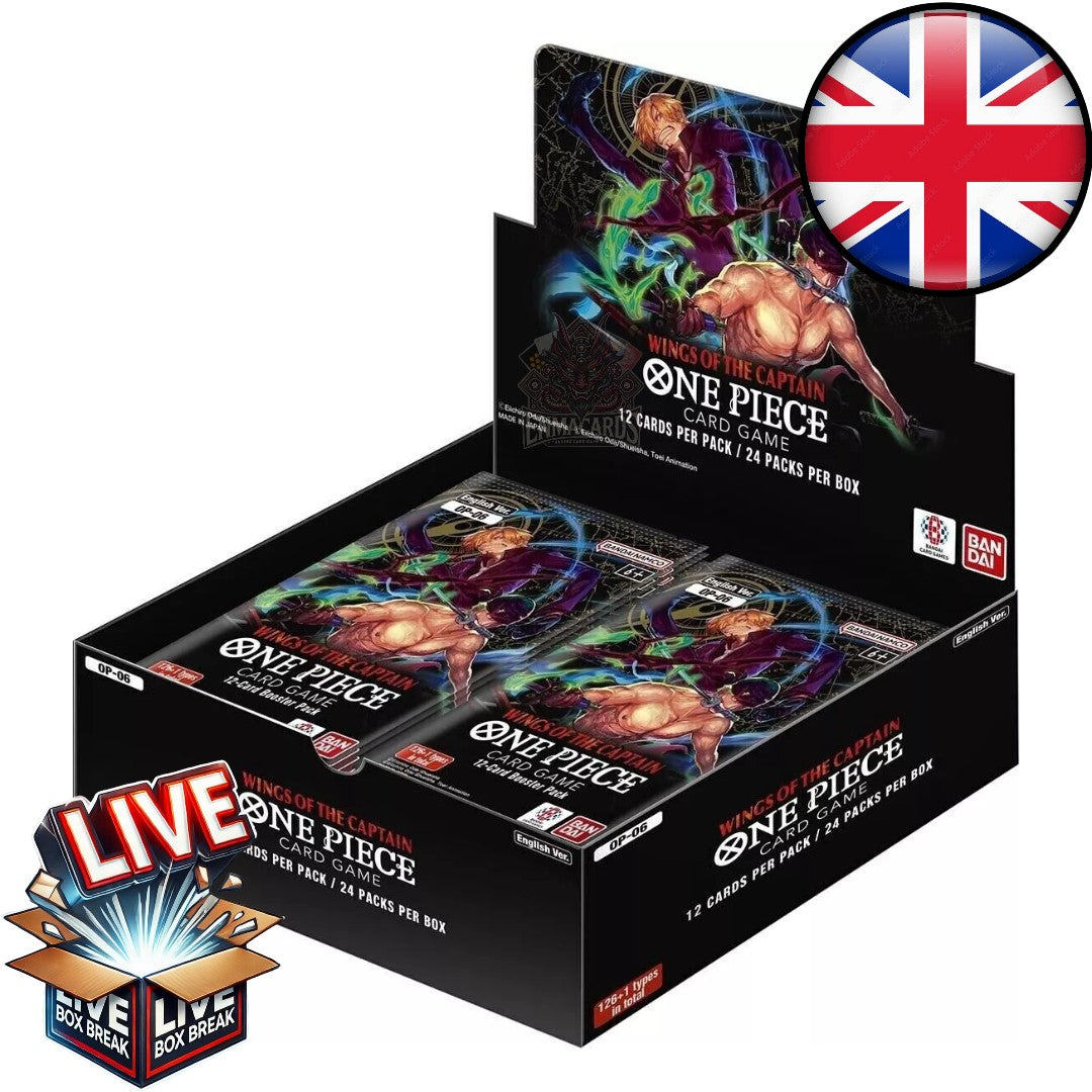 One Piece Card Game - Wings of the Captain [OP06 ENG] I Live BoxBreak