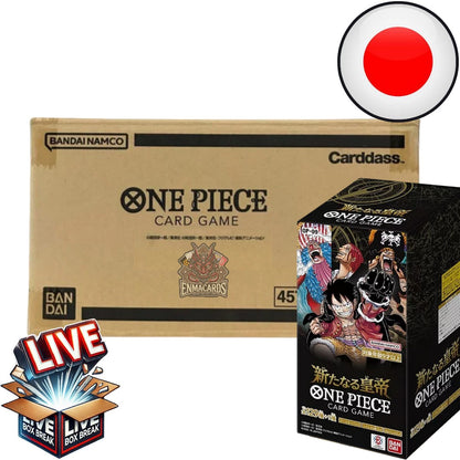 One Piece Card Game - The Four Emperors [OP09 JP] I Live BoxBreak