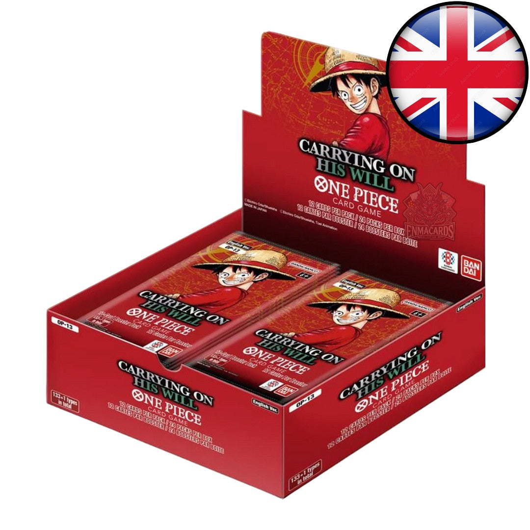 One Piece Card Game - Carrying on his Will - Display [OP13 ENG]