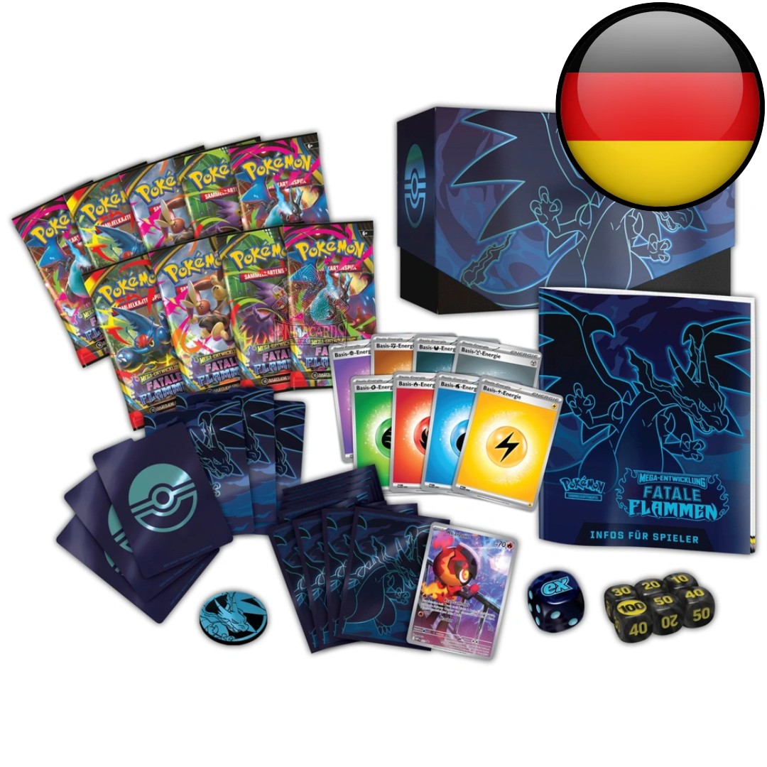 Pokémon - Fatale Flammen - Top Trainer Box [DE]