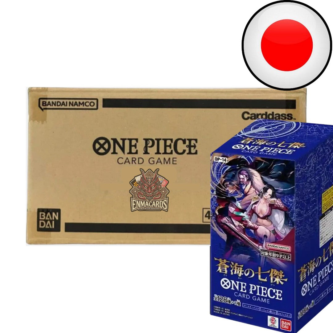 One Piece Card Game - The Azure Sea’s Seven - Display [OP14 JP]