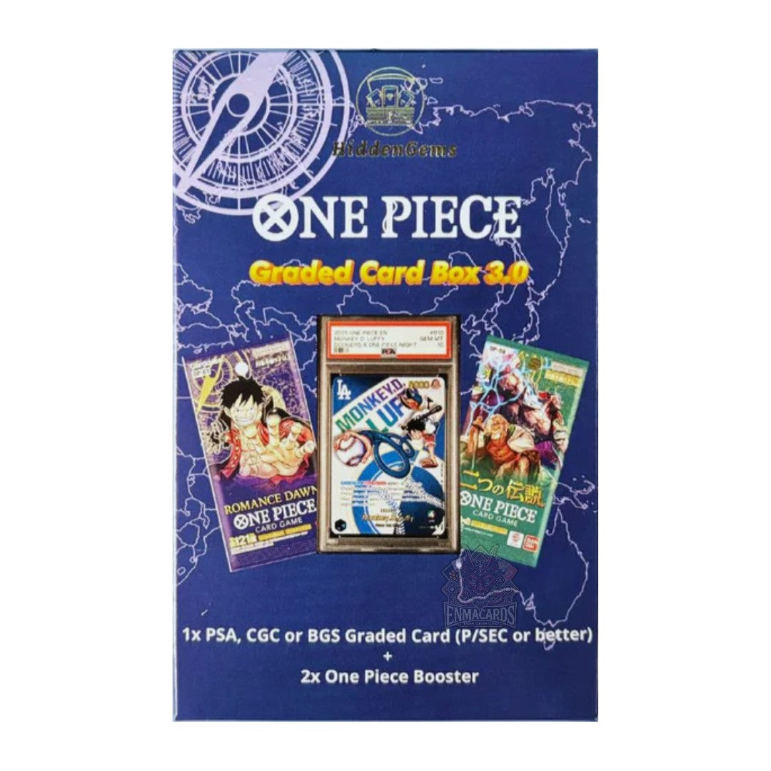 Hidden Gems - One Piece Graded Card Booster Box 3.0