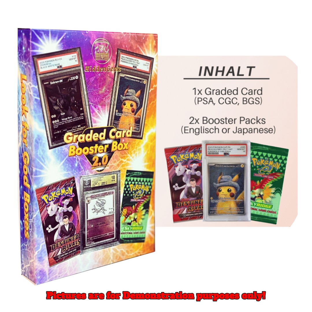Hidden Gems - Pokémon Graded Card Booster Box 2.0