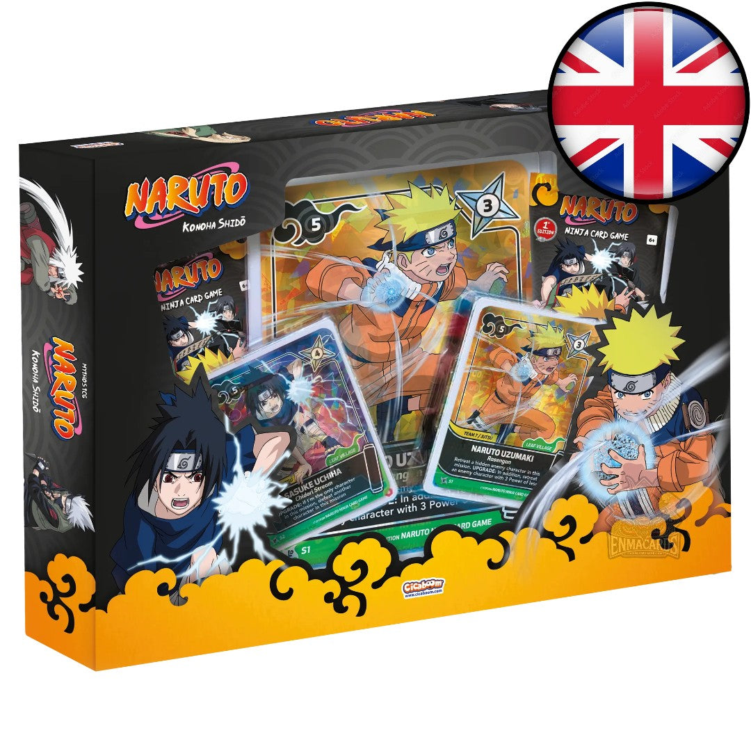 Naruto Mythos Card Game - Konoha Shidō Special Box: Naruto & Sasuke (First Edition) [ENG]