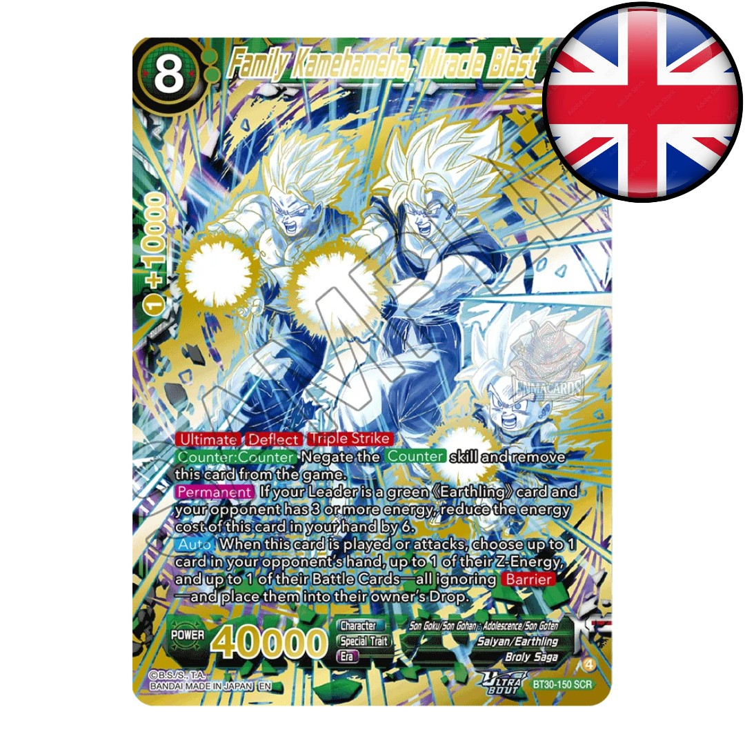 Dragon Ball Super Card Game - Masters - Three Glorious Fighters - Display [B30 ENG]