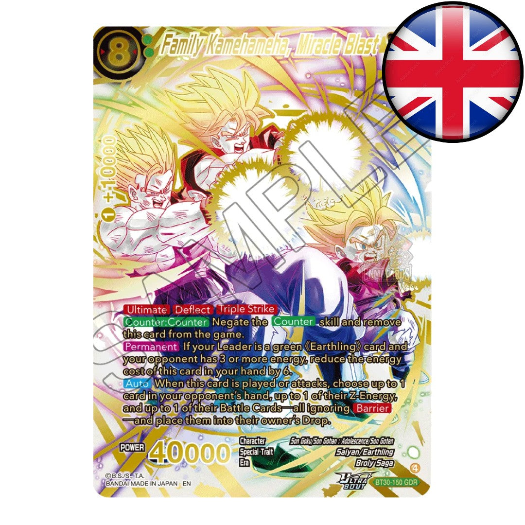 Dragon Ball Super Card Game - Masters - Three Glorious Fighters - Display [B30 ENG]