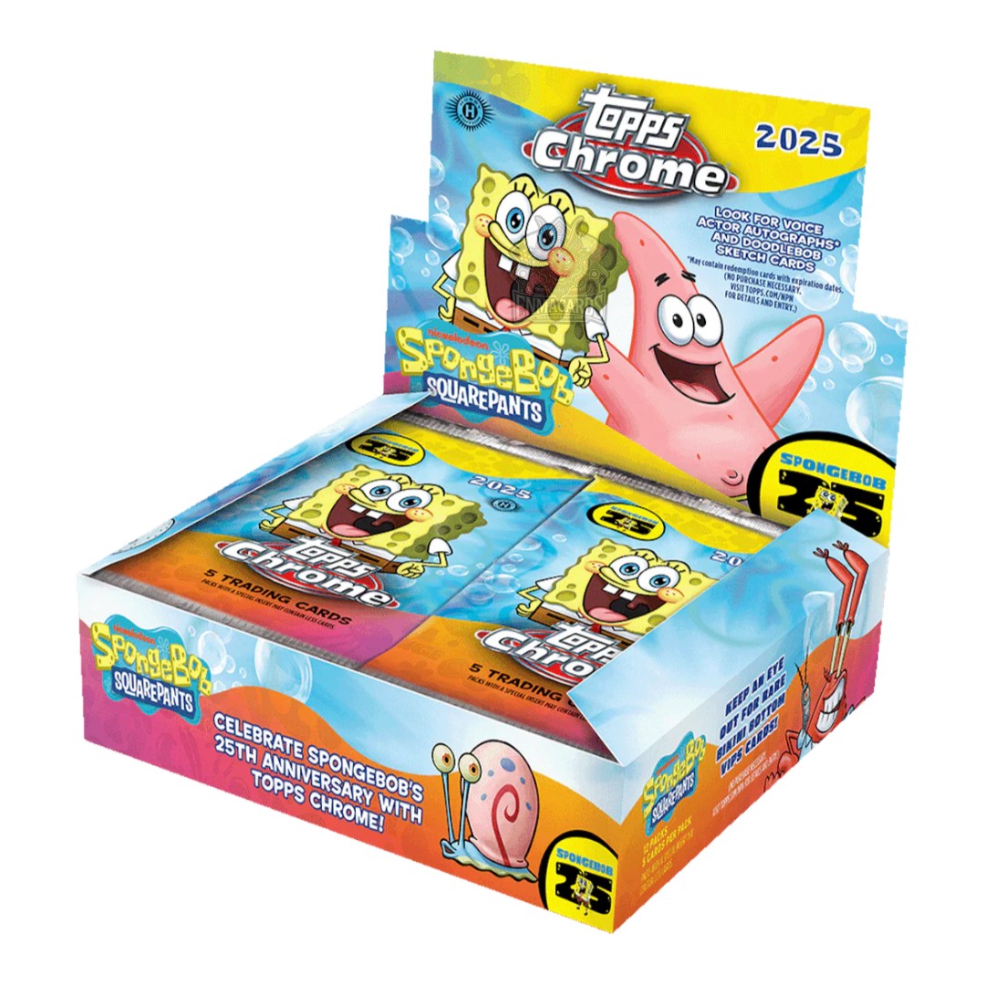 Topps - 2025 Chrome SpongeBob - Hobby Box