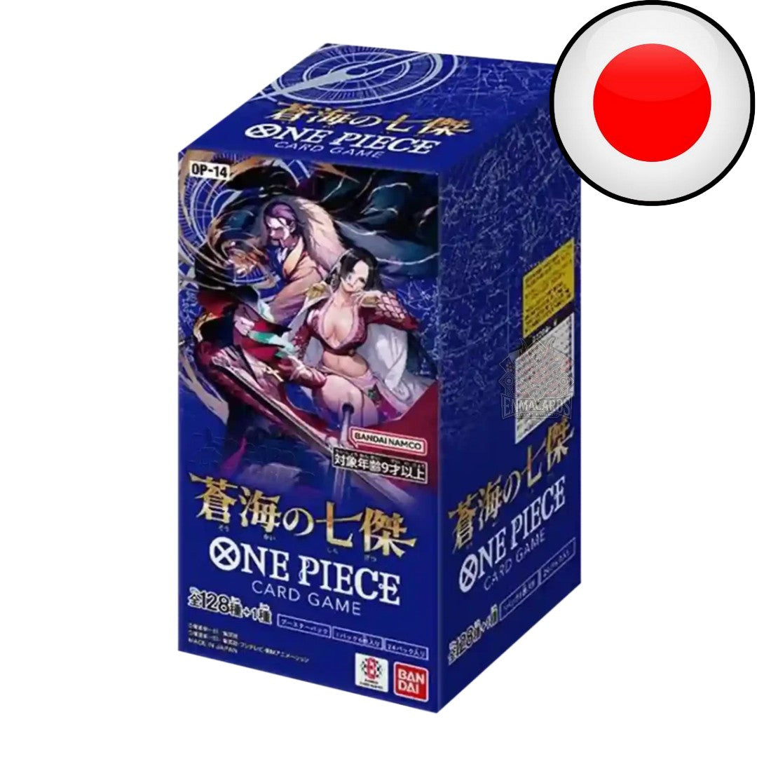 One Piece Card Game - The Azure Sea’s Seven - Display [OP14 JP]