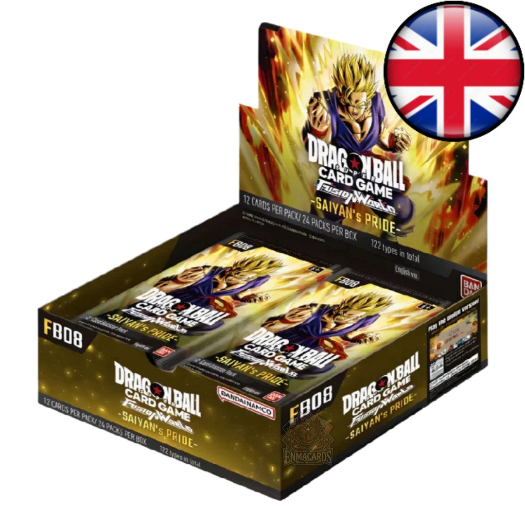 Dragon Ball Super Card Game - Fusion World - Saiyan’s Pride - Display [FB08 ENG]