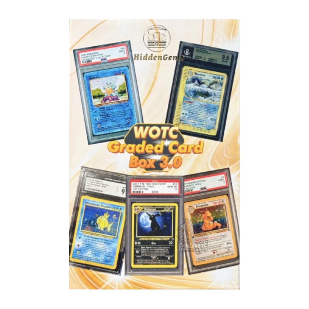 Hidden Gems - Pokémon Vintage WOTC Edition Graded Card Box 3.0