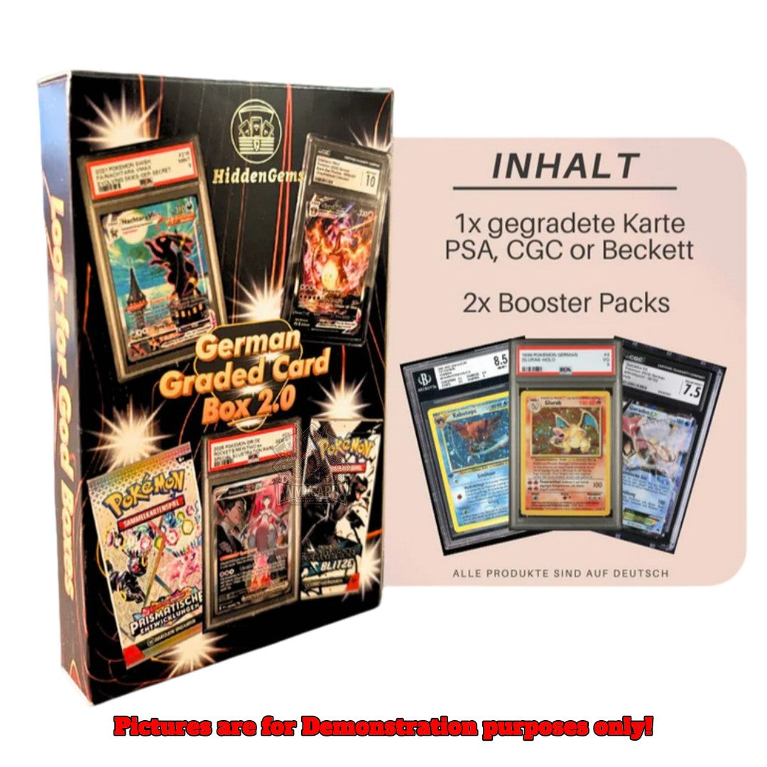 Hidden Gems - Pokémon German Graded Card Booster Box 2.0
