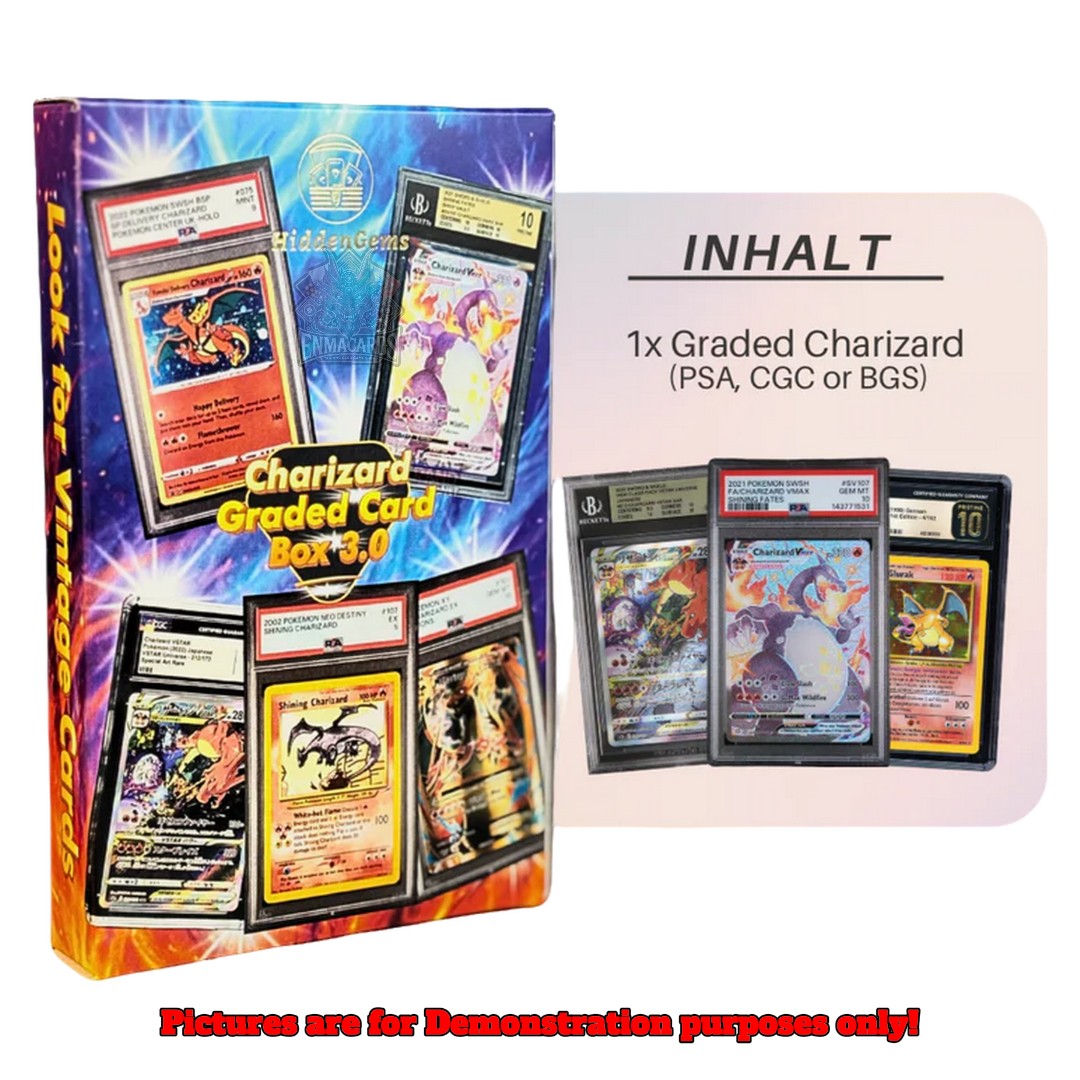Hidden Gems - Pokémon Graded Charizard Box 3.0