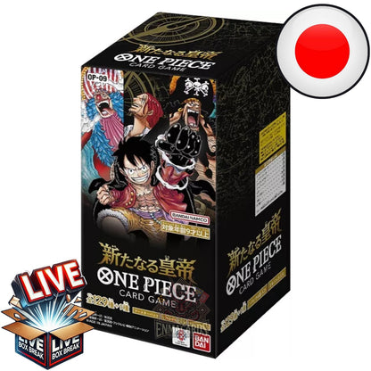 One Piece Card Game - The Four Emperors [OP09 JP] I Live BoxBreak