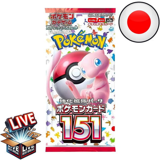 Pokémon Card Game - SV2A [151 JP] I Live BoxBreak